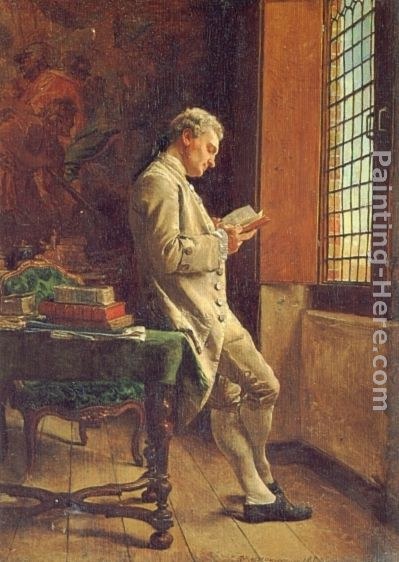 Jean-Louis Ernest Meissonier The Reader in White
